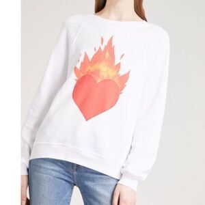 NWT Wildfox Burning Love Sweatshirt